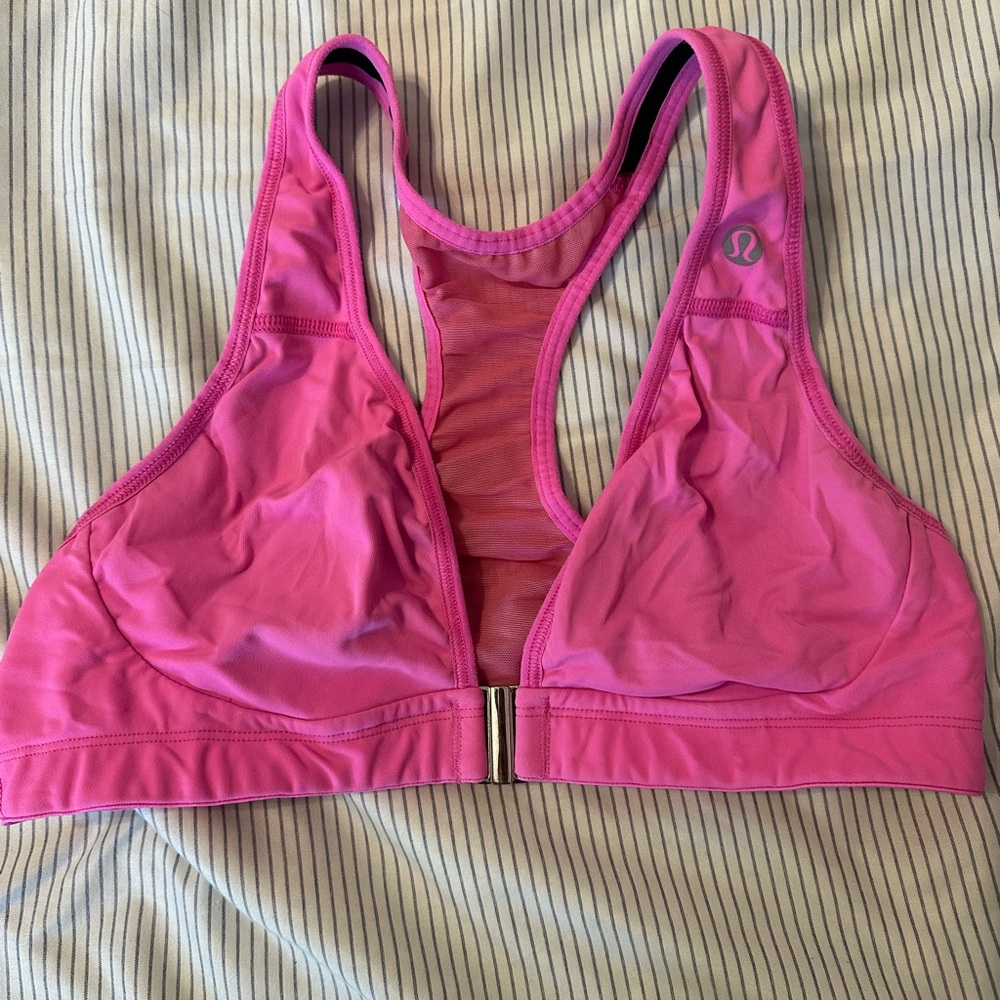 lululemon athletica Vibrant Pink Sports Bra